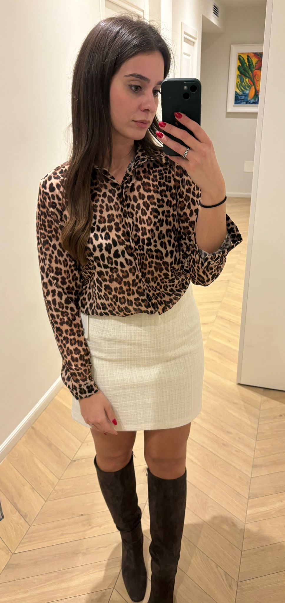 Camicia leopardata